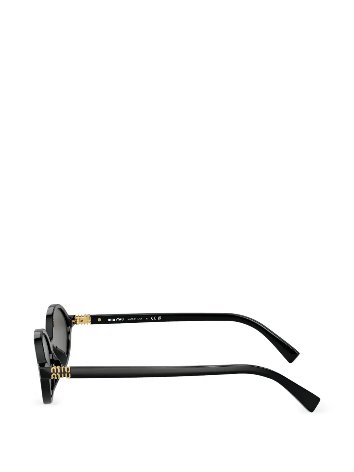 Miu Miu Eyewear ロゴ入りサングラス - 画像3