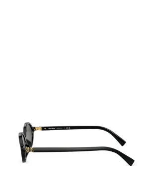 Miu Miu Eyewear ロゴ入りサングラス - サムネイル3
