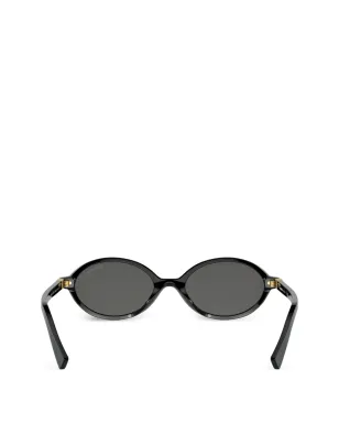 Miu Miu Eyewear ロゴ入りサングラス - サムネイル4