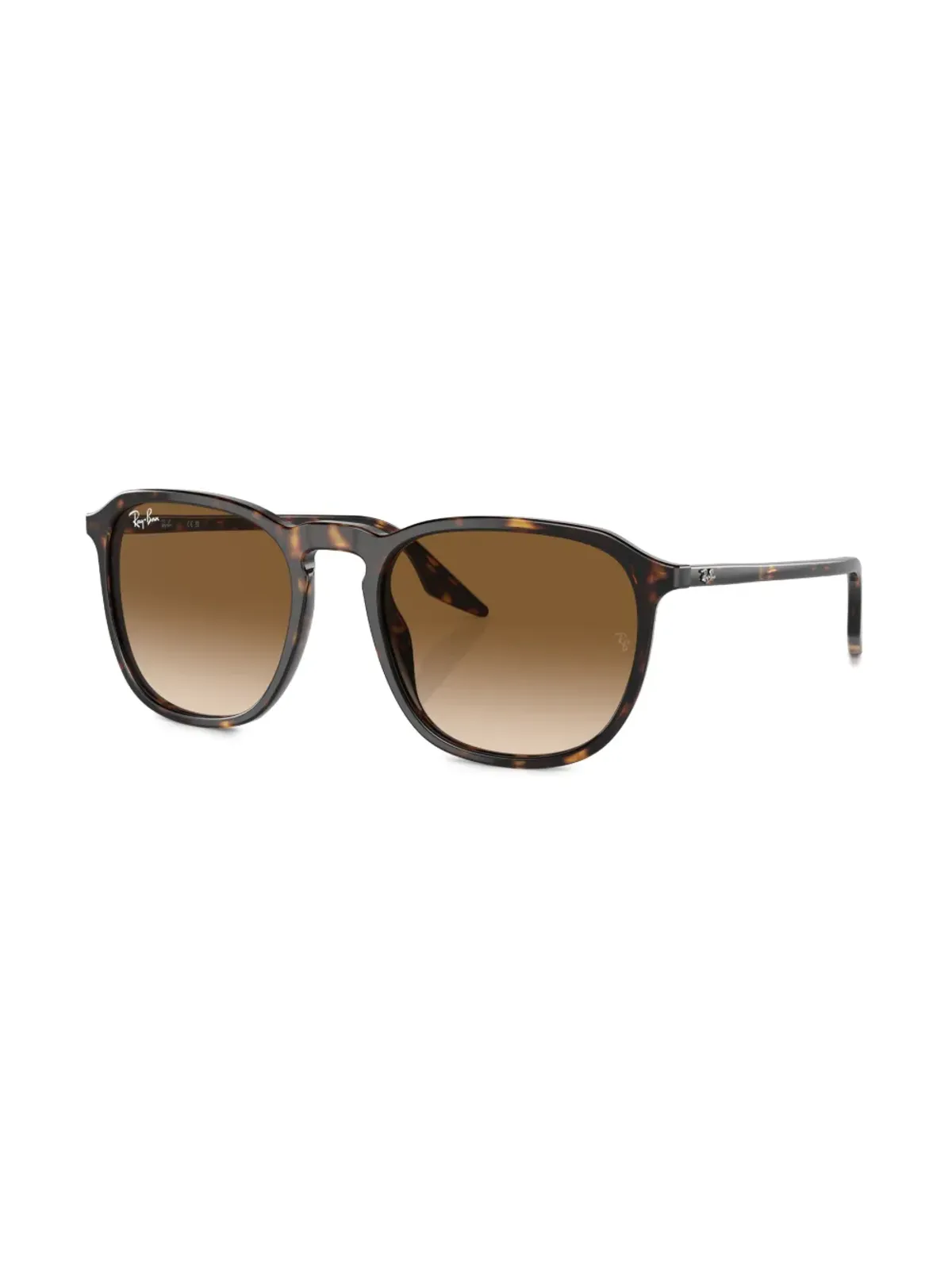Ray-Ban ロゴプレート オーバサイズフレーム サングラス - Green - 画像2