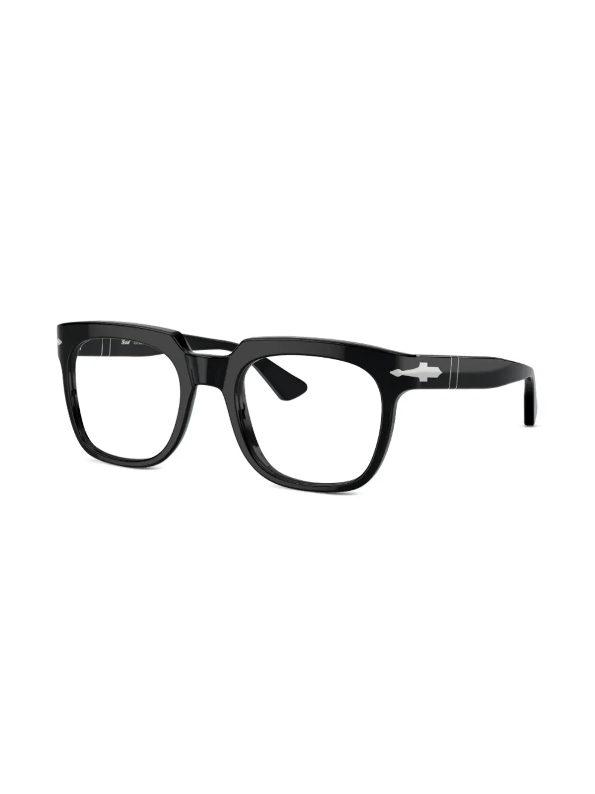 Persol スクエアフレーム クリアレンズ メガネ - 画像2