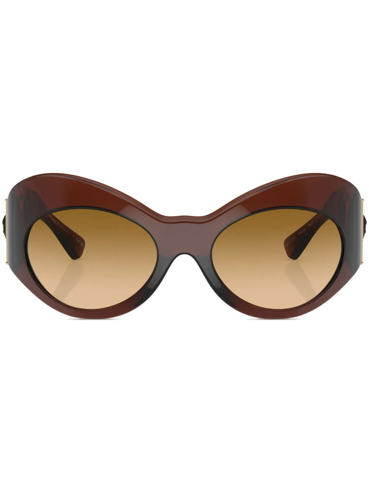 Versace Eyewear メデューサヘッド オーバサイズフレーム サングラス - 画像1