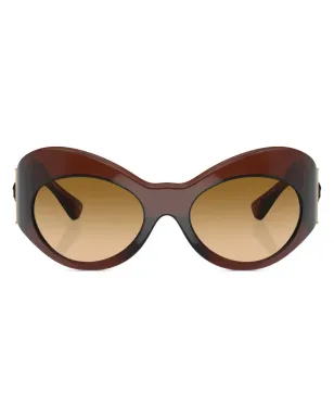 Versace Eyewear メデューサヘッド オーバサイズフレーム サングラス - サムネイル1