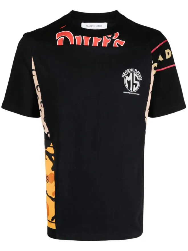 Marine Serre Marine Serre 再生パッチワークTシャツの商品画像