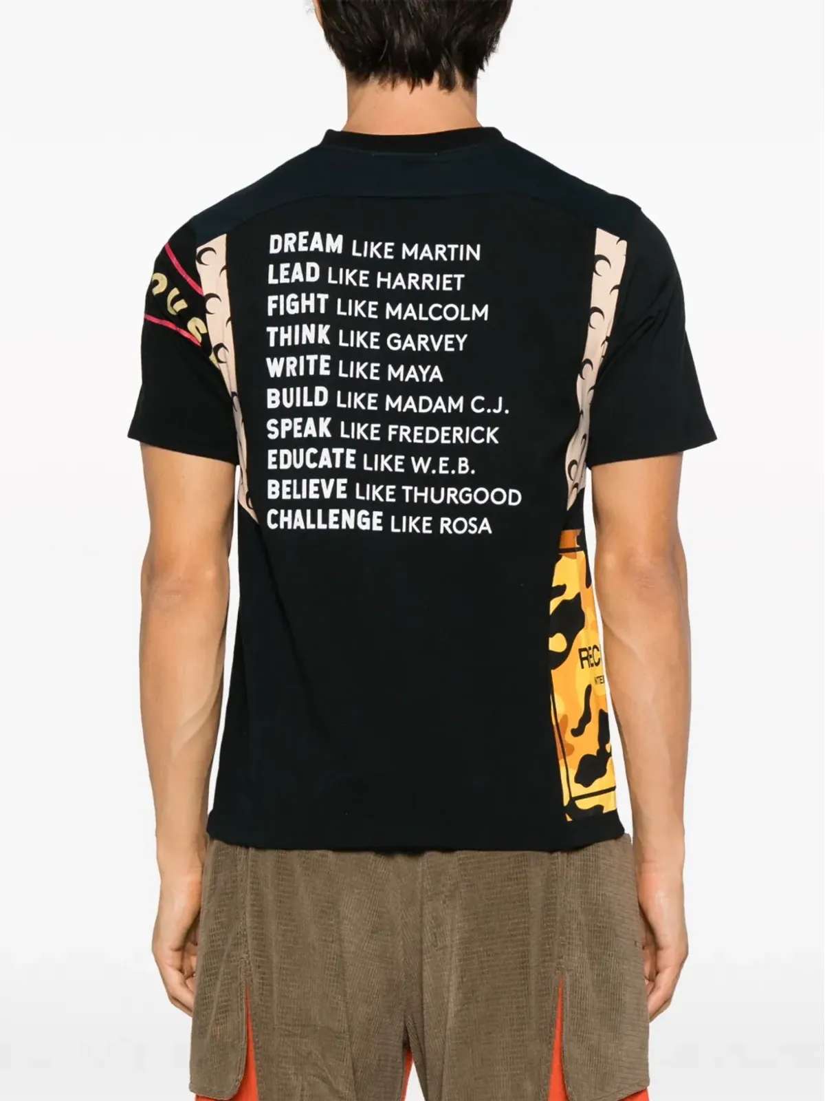 Marine Serre 再生パッチワークTシャツ - 画像4