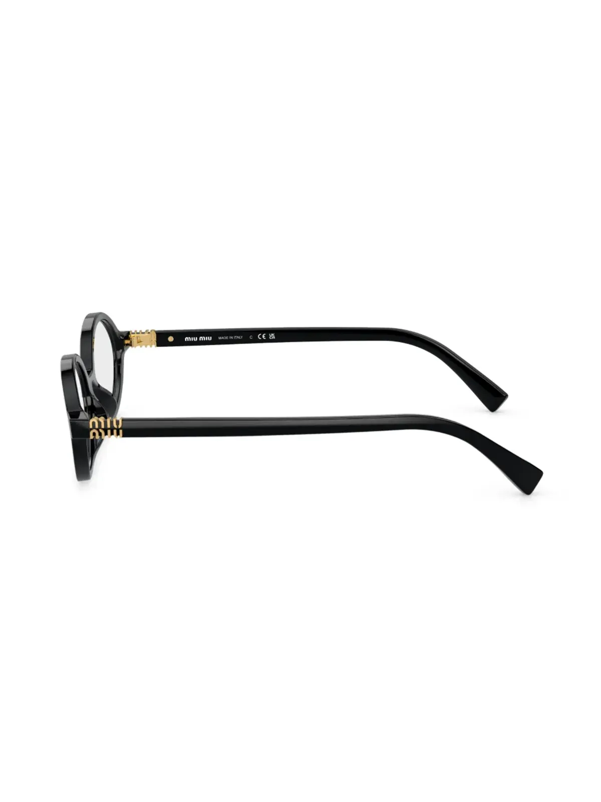 Miu Miu Eyewear オーバル型眼鏡 - 画像3
