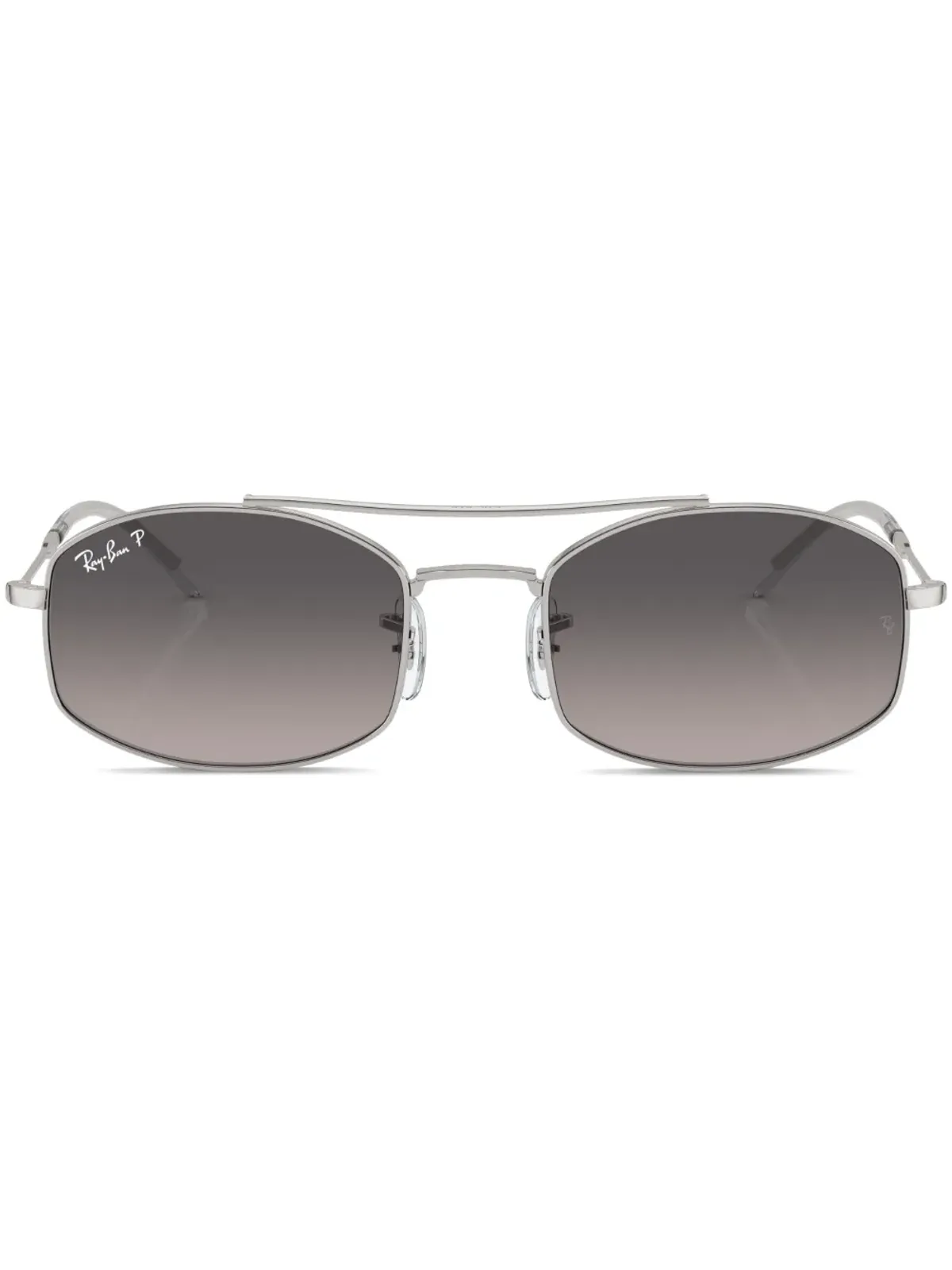 Ray-Ban ロゴプリント レクタンギュラーフレーム サングラス - 画像1