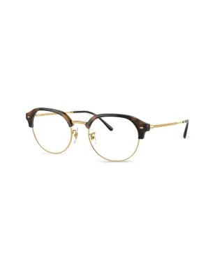 Ray-Ban ロゴプリント 丸型フレーム メガネ - サムネイル2