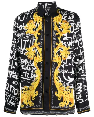 Versace Jeans Couture ロゴプリント長袖シャツ - サムネイル1