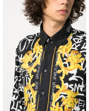Versace Jeans Couture ロゴプリント長袖シャツ - サムネイル5