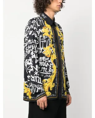 Versace Jeans Couture ロゴプリント長袖シャツ - サムネイル3
