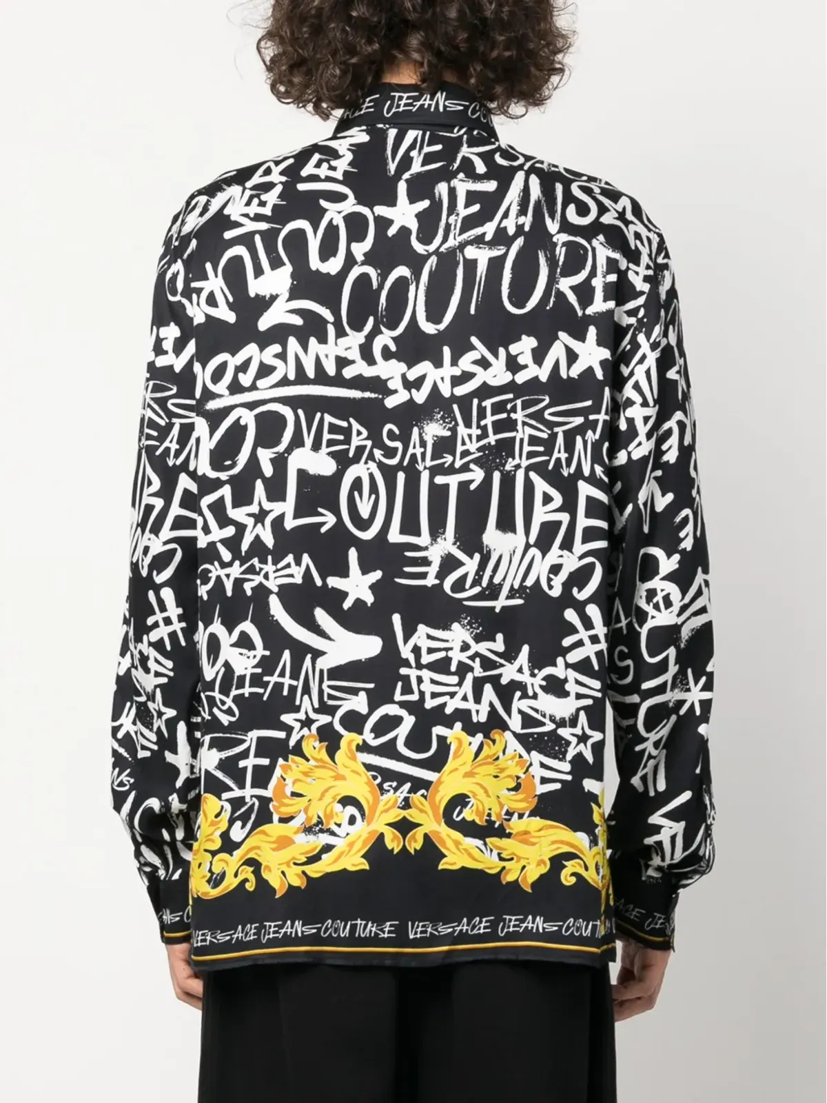 Versace Jeans Couture ロゴプリント長袖シャツ - 画像4