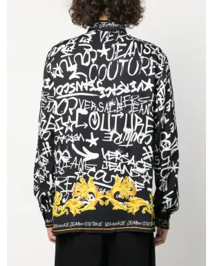 Versace Jeans Couture ロゴプリント長袖シャツ - サムネイル4