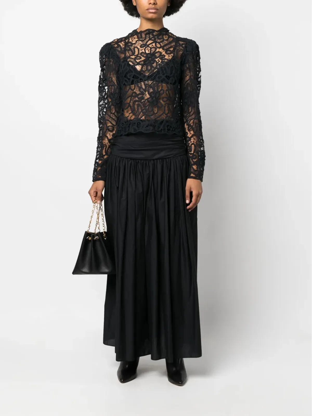 ISABEL MARANT Neline レース長袖トップス - 画像2