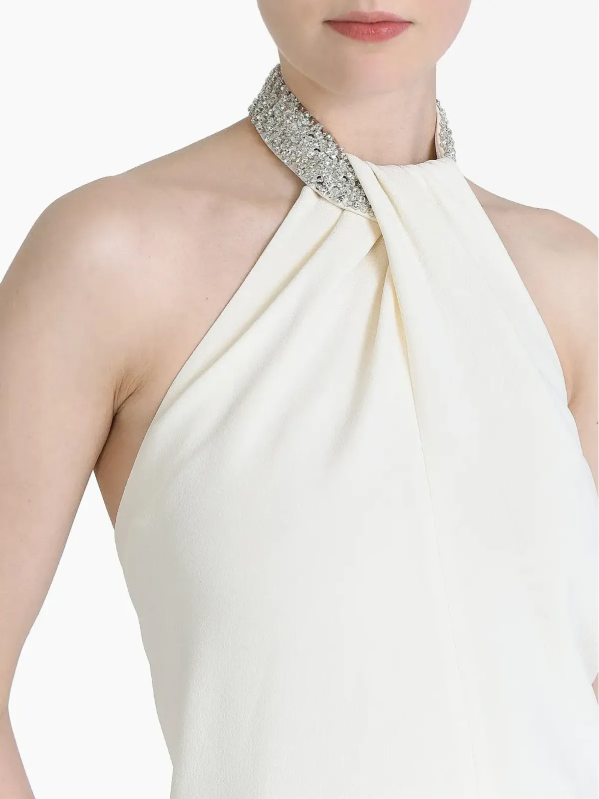 Huishan Zhang Vic Gown Antique White Sable - 画像4