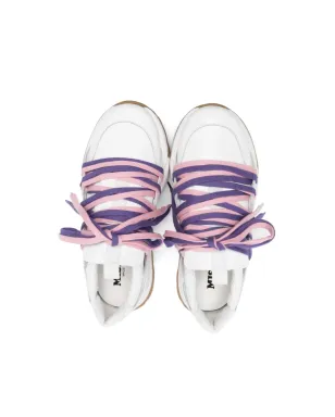 Missoni Kids レースアップレザースニーカー - サムネイル3