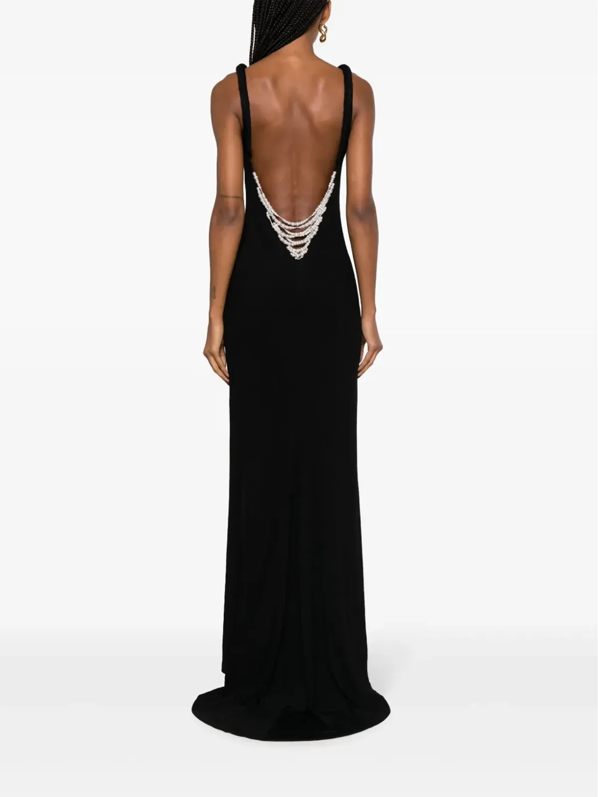 Givenchy Vネック装飾ドレス - 画像2