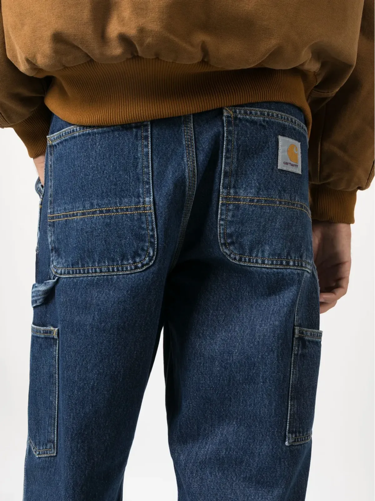 Carhartt WIP Nash ダークウォッシュ パネルデニムジーンズ - Blue - 画像5