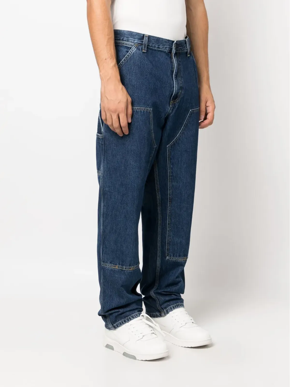 Carhartt WIP Nash ダークウォッシュ パネルデニムジーンズ - Blue - 画像3