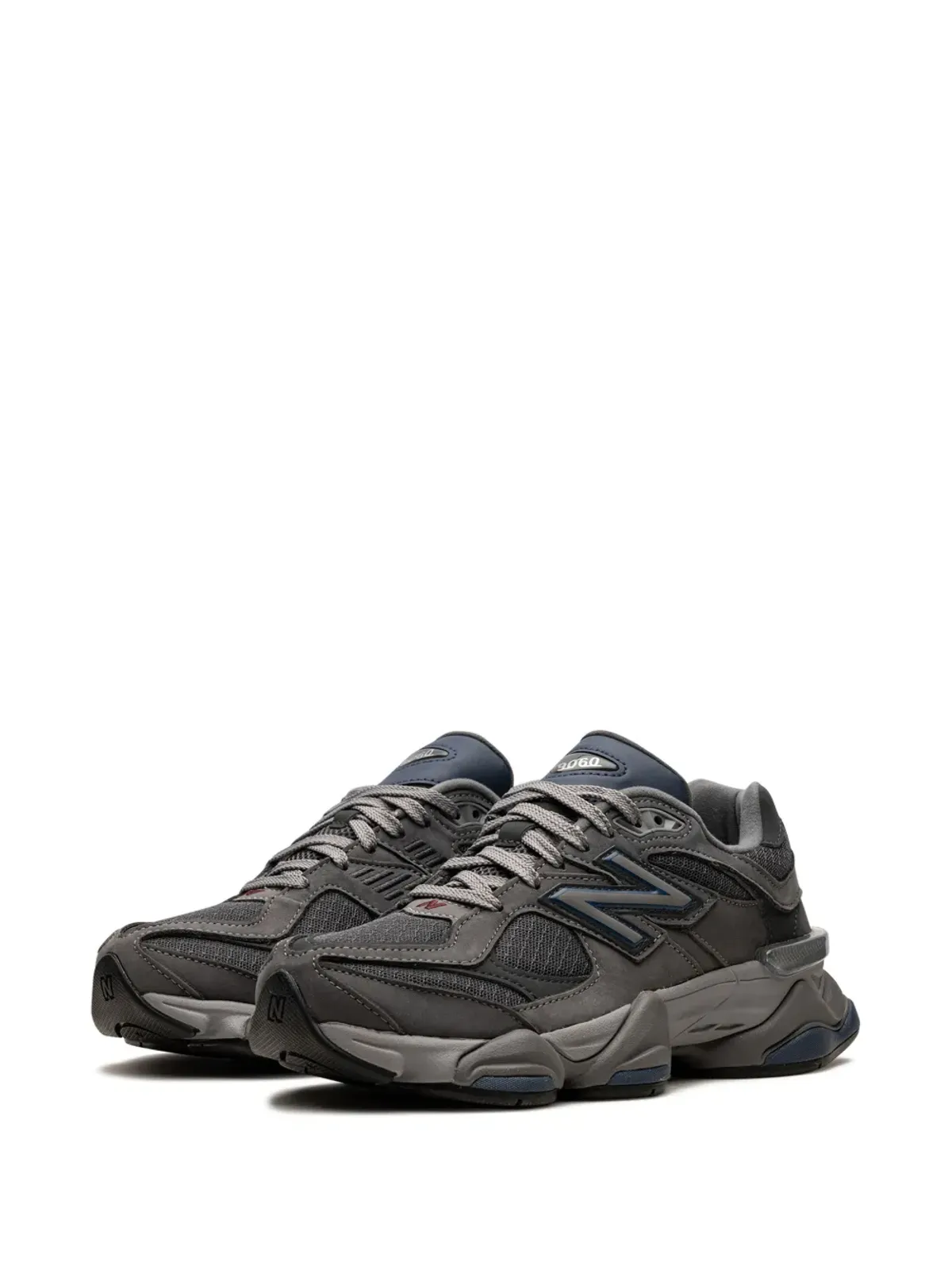 New Balance 9060 パネルドスエード スニーカー - グレー - 画像3