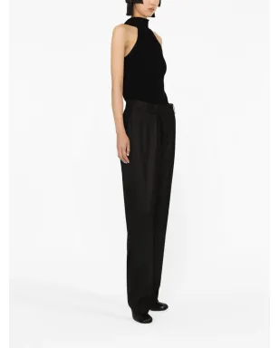 Victoria Beckham プリーツウールラップパンツ - サムネイル3