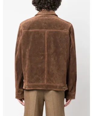 ETRO スエードシャツジャケット ブラウン - サムネイル4