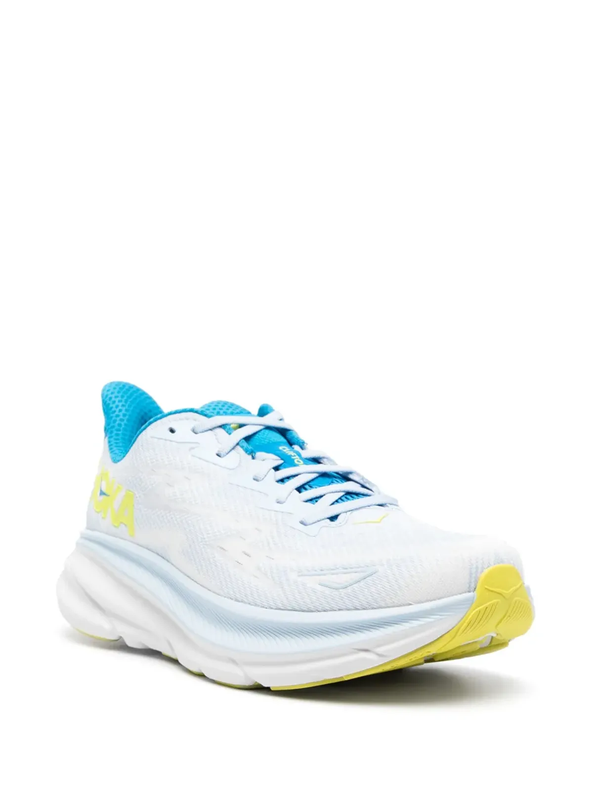 HOKA Clifton 9 メッシュパネルスニーカー ブルー - 画像2