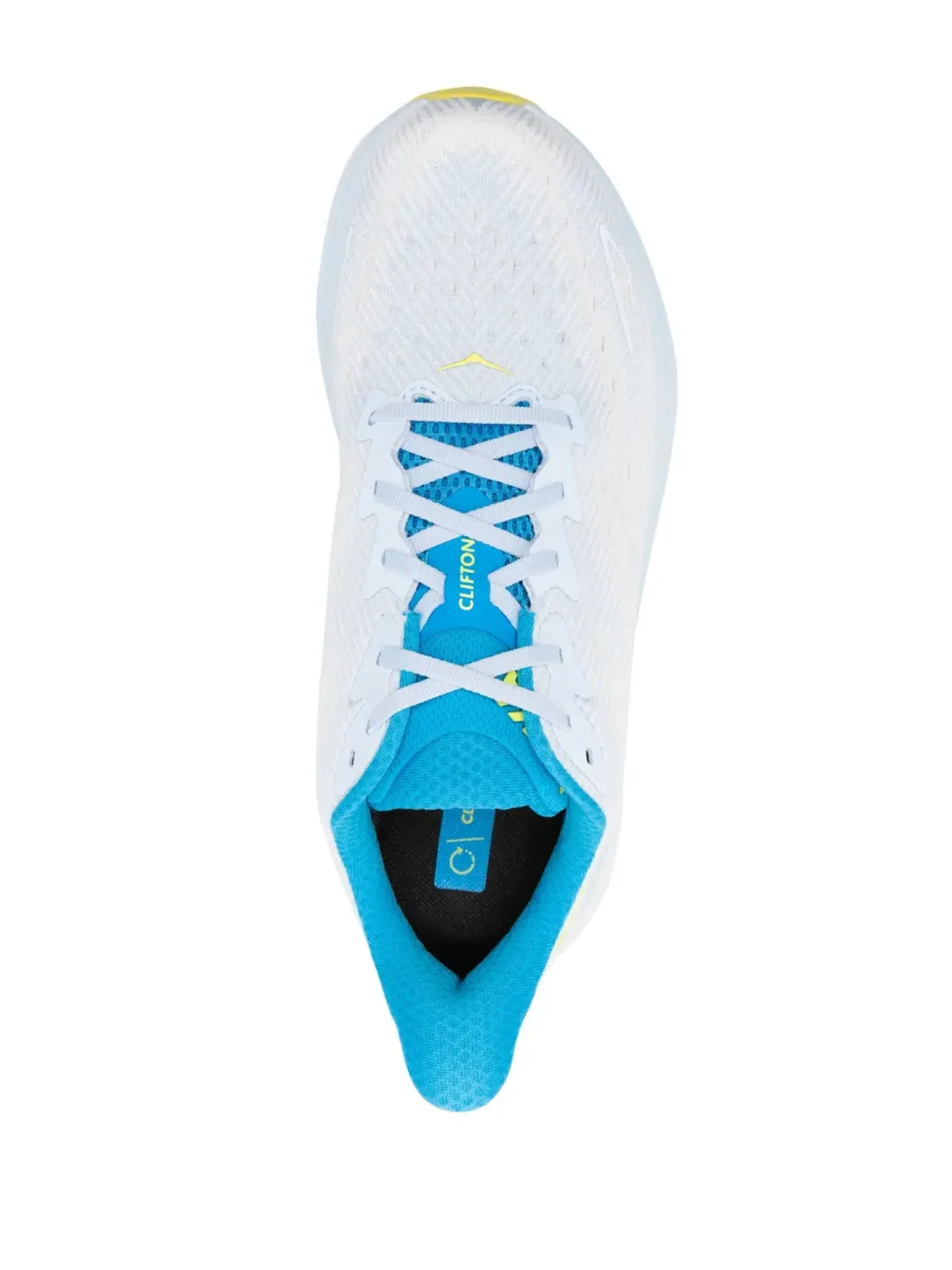 HOKA Clifton 9 メッシュパネルスニーカー ブルー - 画像4