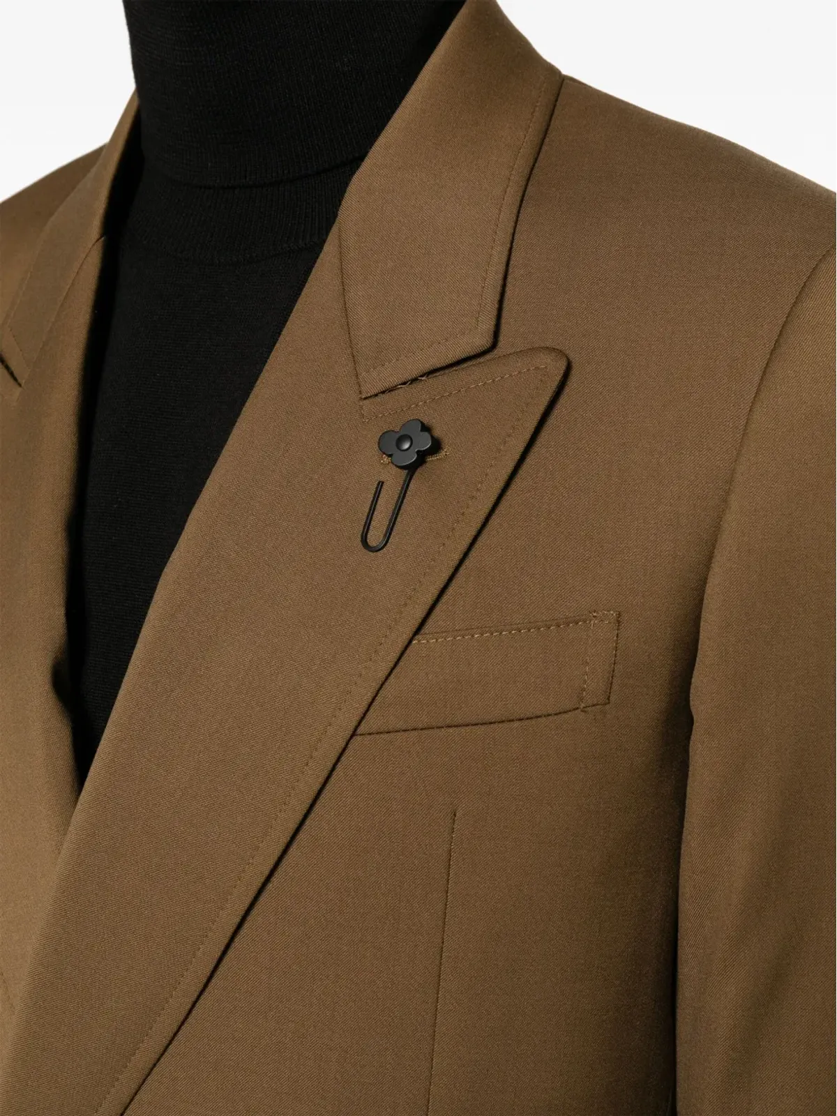 Lardini ダブルブレスト ウールブレザー - 画像5