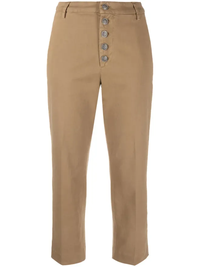 DONDUP DONDUP ストレートレッグ クロップドパンツの商品画像