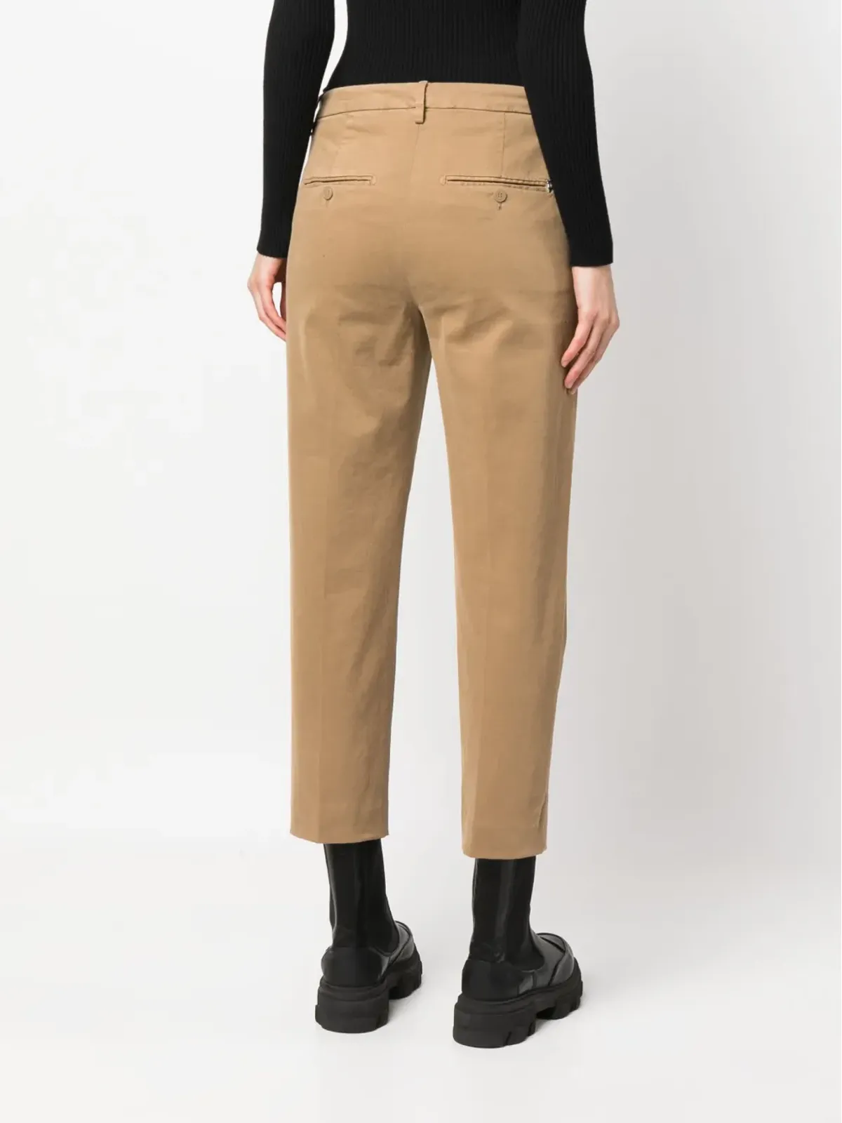 DONDUP ストレートレッグ クロップドパンツ - 画像4