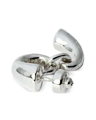 Parts of Four Little Horn-pendant drop earring - Silver - サムネイル2