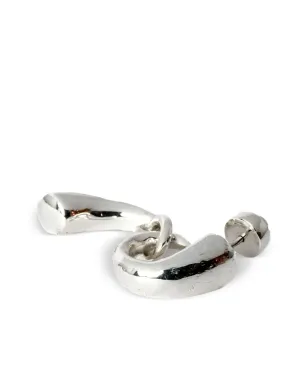 Parts of Four Little Horn-pendant drop earring - Silver - サムネイル3