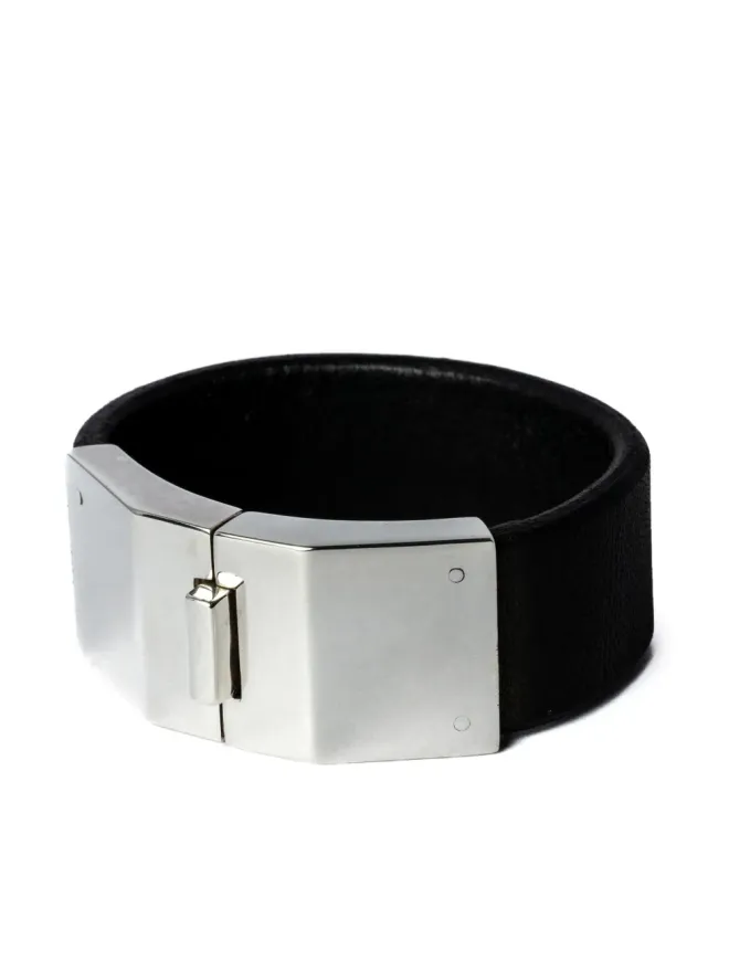 Parts of Four Parts of Four Box Lock leather bracelet - Blackの商品画像