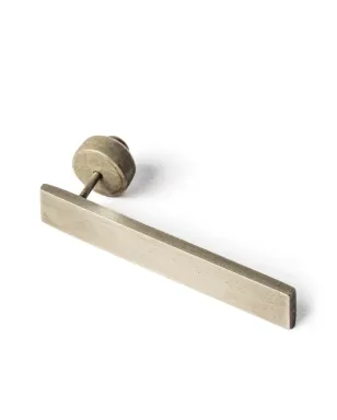 Parts of Four Plate マット仕上げ 長方形ピアス - シルバー - サムネイル3