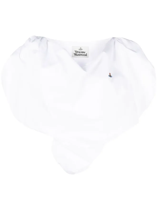 Vivienne Westwood Vivienne Westwood ハートモチーフのアシンメトリックトップスの商品画像