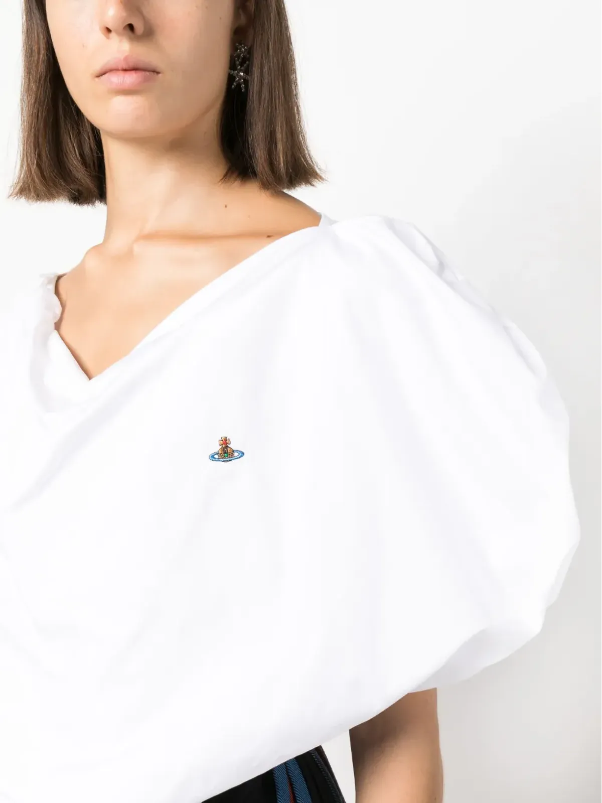 Vivienne Westwood ハートモチーフのアシンメトリックトップス - 画像5
