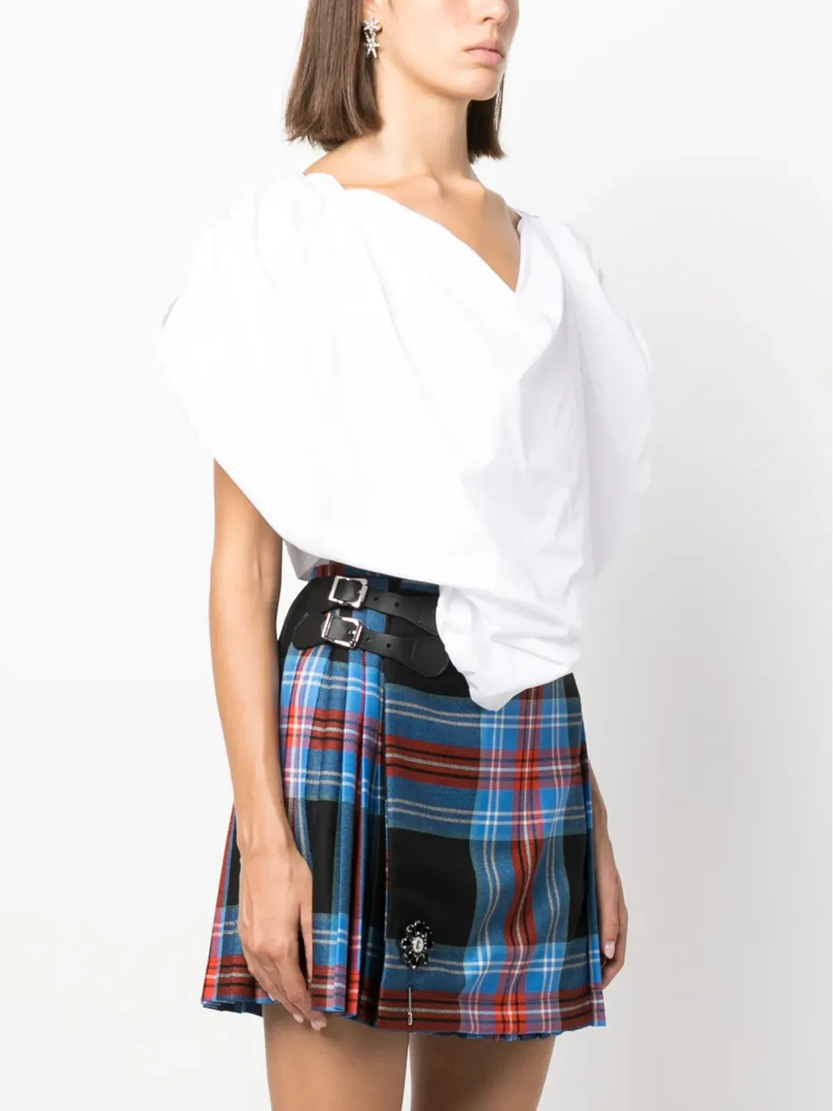 Vivienne Westwood ハートモチーフのアシンメトリックトップス - 画像3
