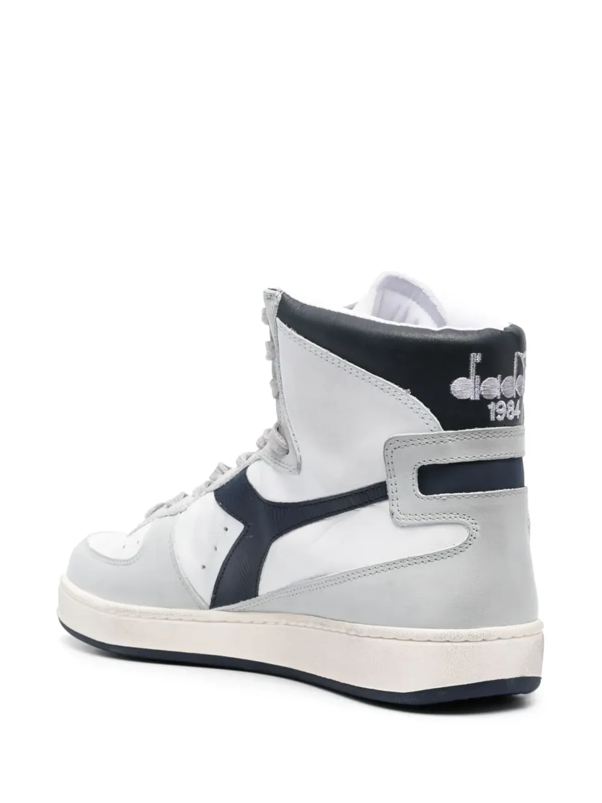 Diadora Mi Basket ビンテージ レザー スニーカー - 画像3