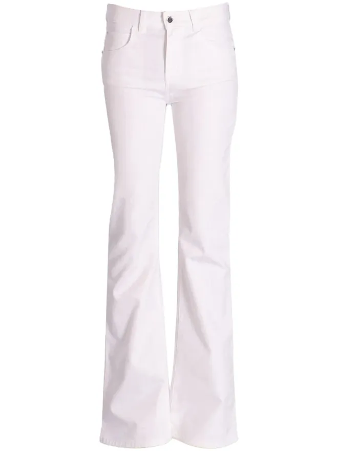 Emporio Armani Emporio Armani ロゴパッチ付きフレアジーンズの商品画像
