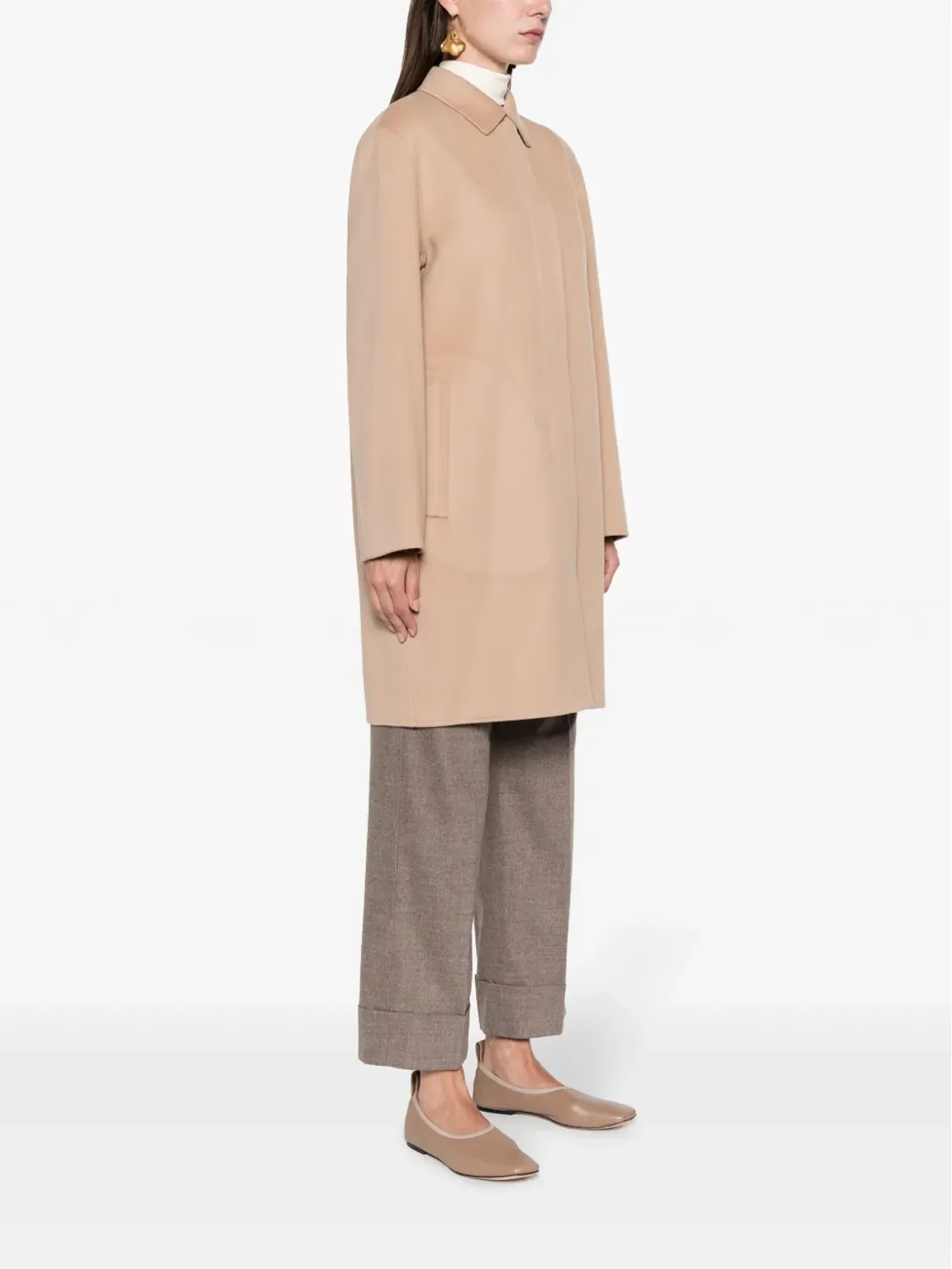 Theory Palomino wool-blend coat - Neutrals - 画像3