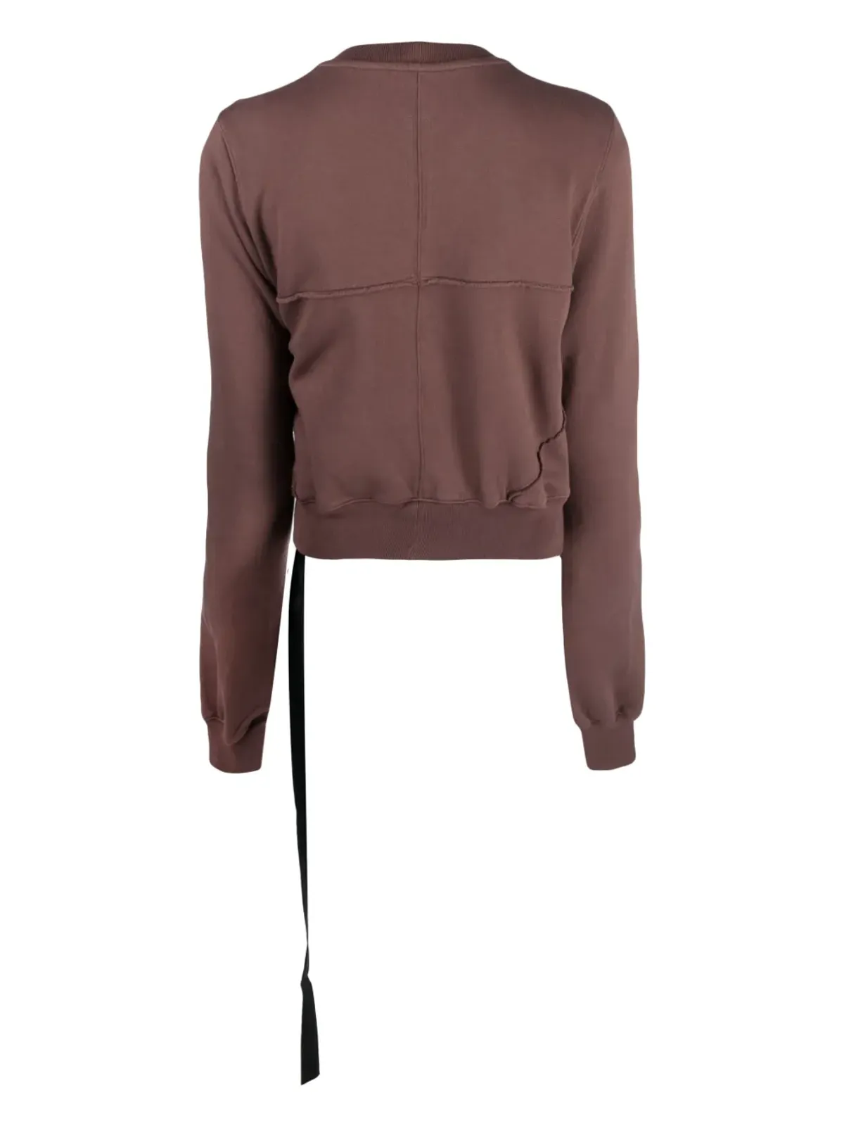 Rick Owens DRKSHDW オーガニックコットン クロップドスウェットシャツ - 画像2