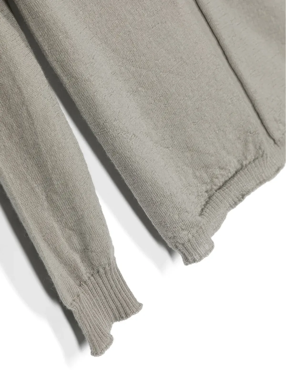 Rick Owens Kids ファインニット ヴァージンウール フーディ - 画像3