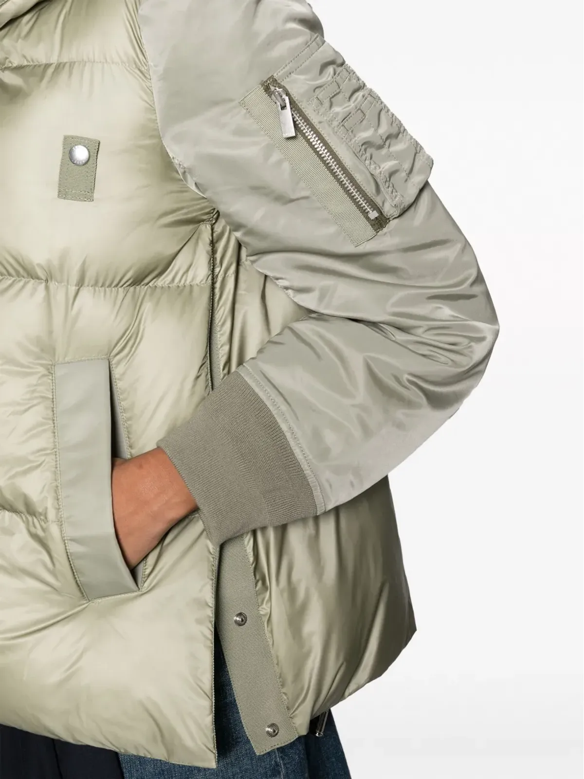 sacai ハイネック パディングジャケット - 画像5