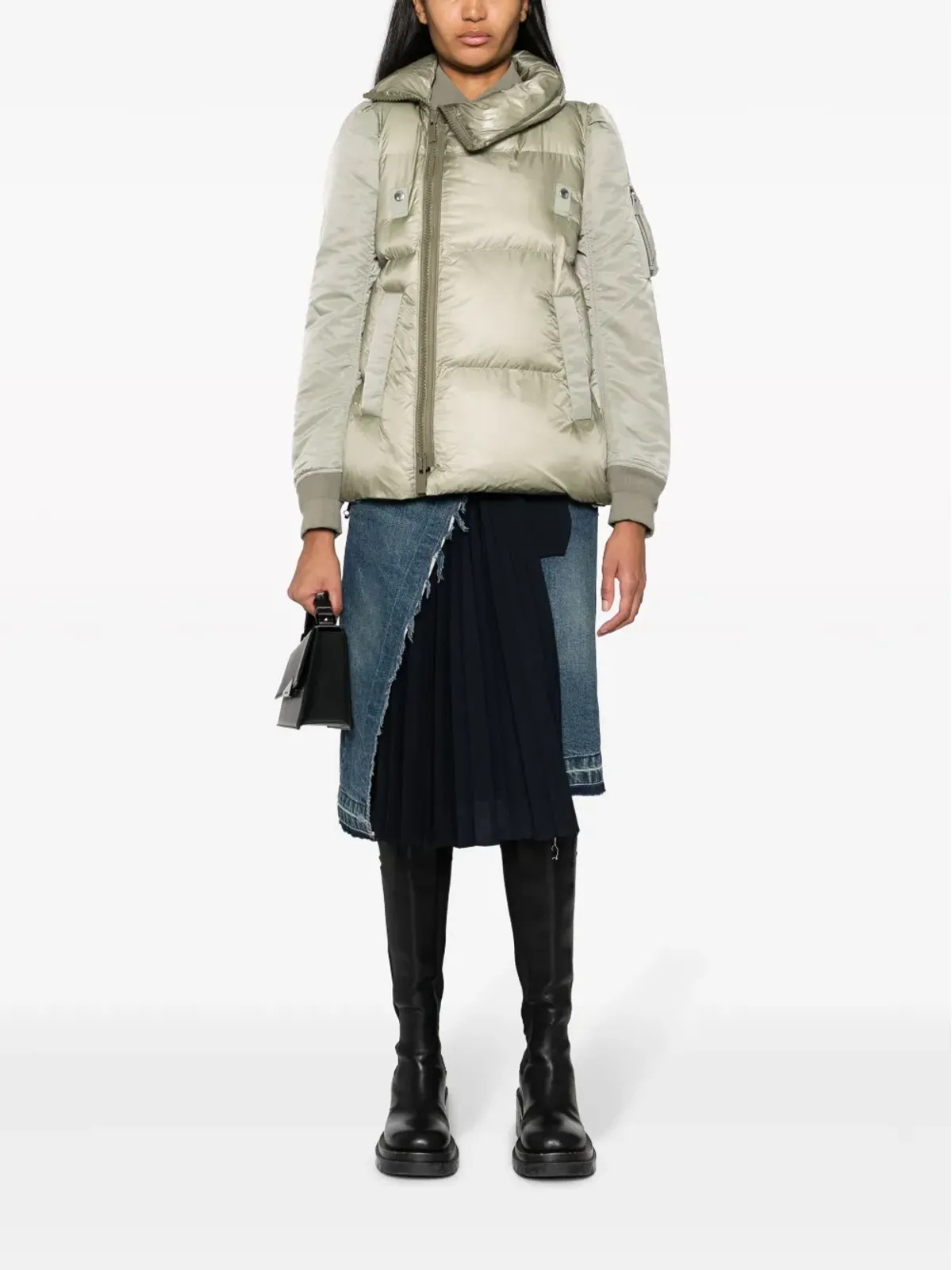 sacai ハイネック パディングジャケット - 画像2