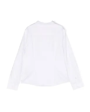 Emporio Armani Kids ロゴジャカード綿シャツ - サムネイル2
