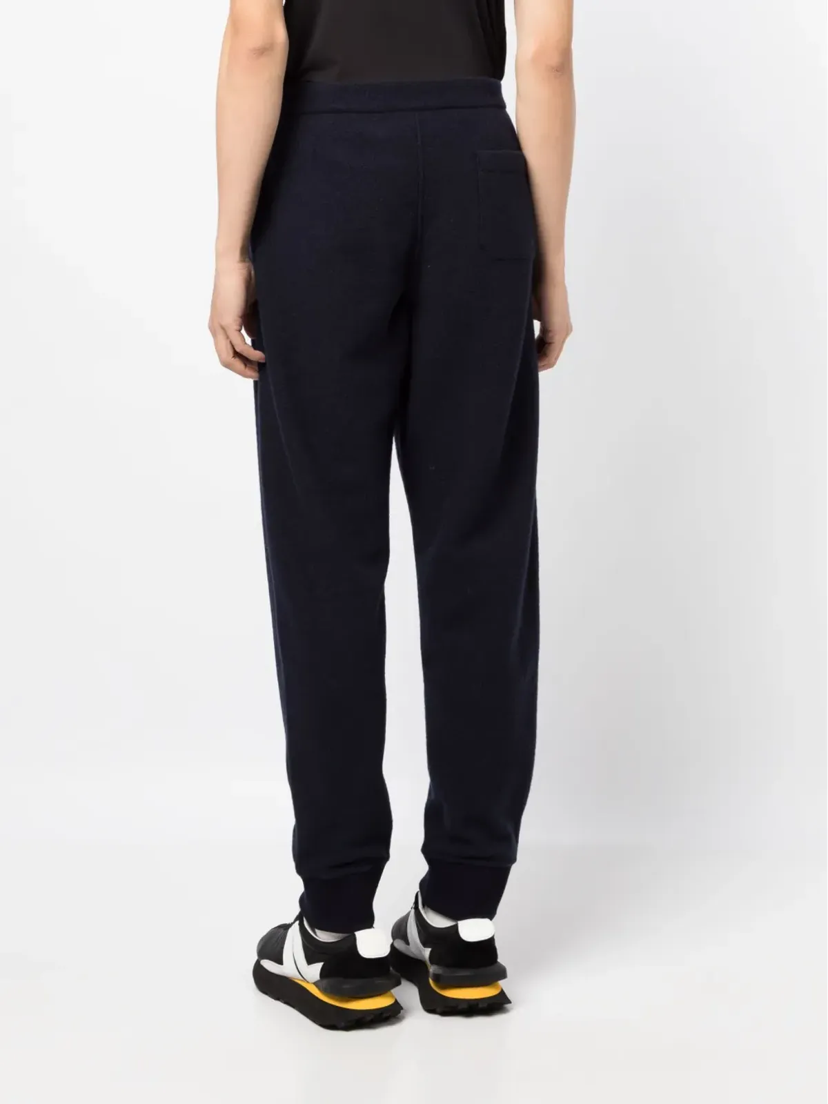 Giorgio Armani ハイウェスト テーパードパンツ - ブルー - 画像4