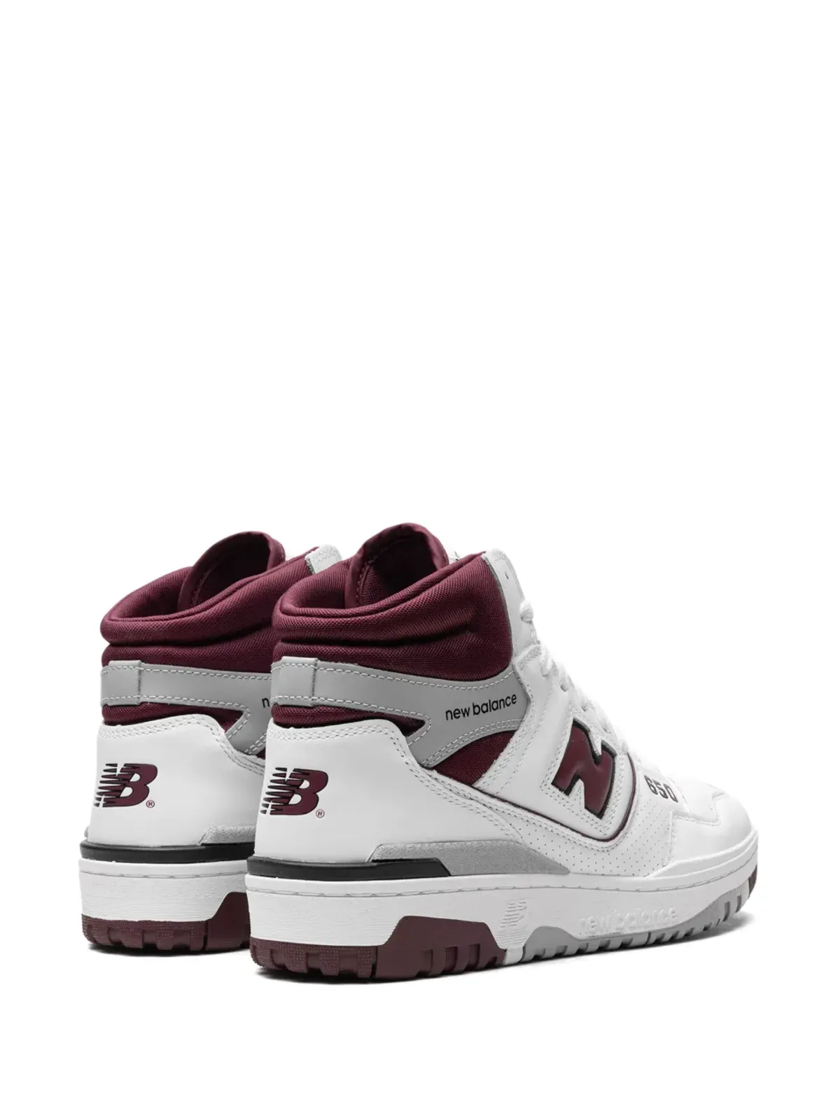 New Balance 650 バーガンディ/ホワイト - 画像3