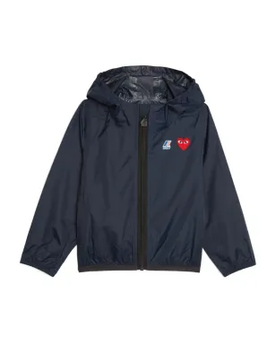 Comme Des Garçons Play Kids ロゴアップリケ レインジャケット - サムネイル1