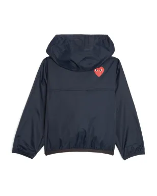 Comme Des Garçons Play Kids ロゴアップリケ レインジャケット - サムネイル2